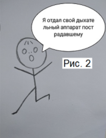 Действия какого из спасателей при вхождении в ОЗП являются правильными?